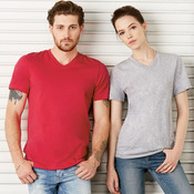 Unisex Jersey Short-Sleeve V-Neck Tee