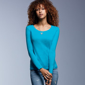 Ladies’ Featherweight Long-Sleeve Scoop Tee