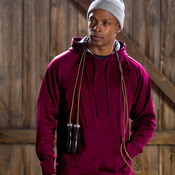 UltraClub® Adult Cool & Dry Sport Hooded Fleece