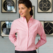 UltraClub Ladies' Classic Wrinkle-Free Long-Sleeve Oxford