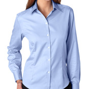 Ladies' Long-Sleeve Non-Iron Pinpoint