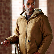 Adult Sanded Duck Sherpa-Lined Hooded Jacket