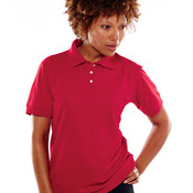 UltraClub&reg; Ladies' Platinum Performance Piqué Polo with TempControl Technology